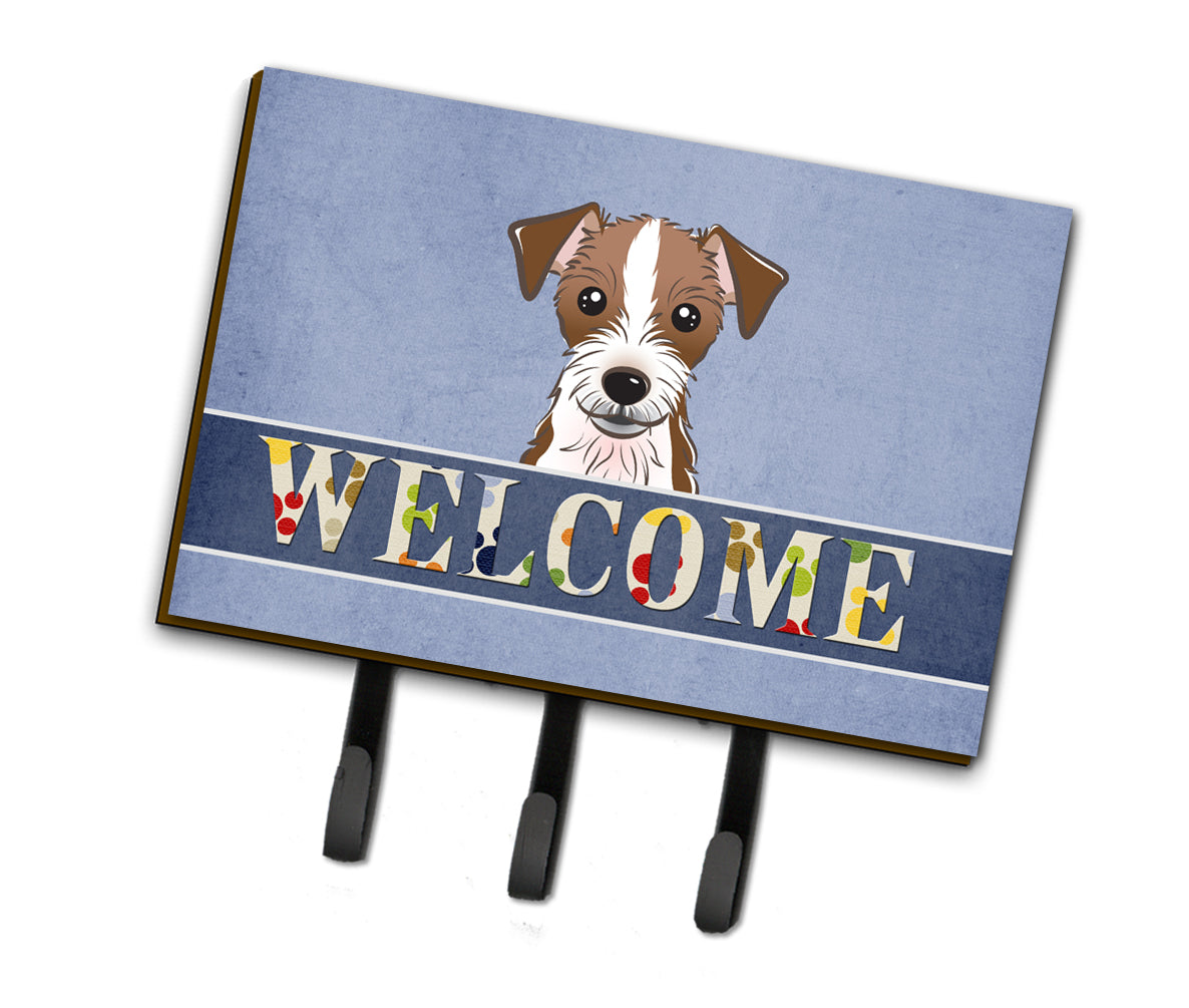 Jack Russell Terrier Welcome Leash or Key Holder BB1388TH68  the-store.com.