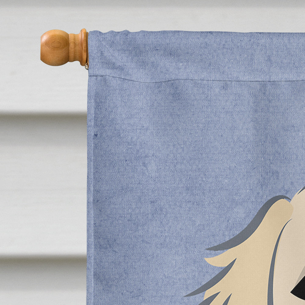 Golden Retriever Welcome Flag Canvas House Size BB1391CHF