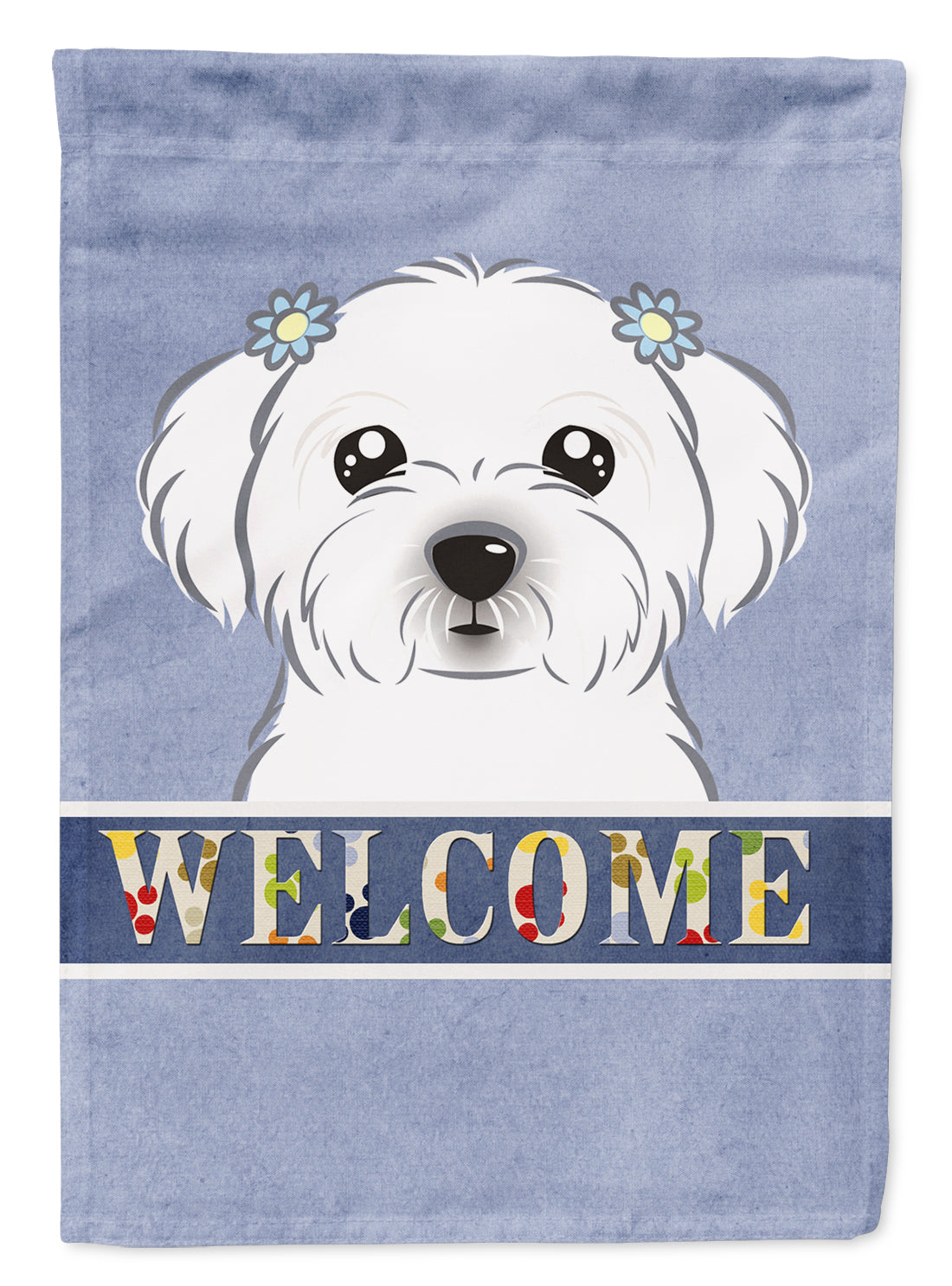 Maltese Welcome Flag Canvas House Size BB1394CHF