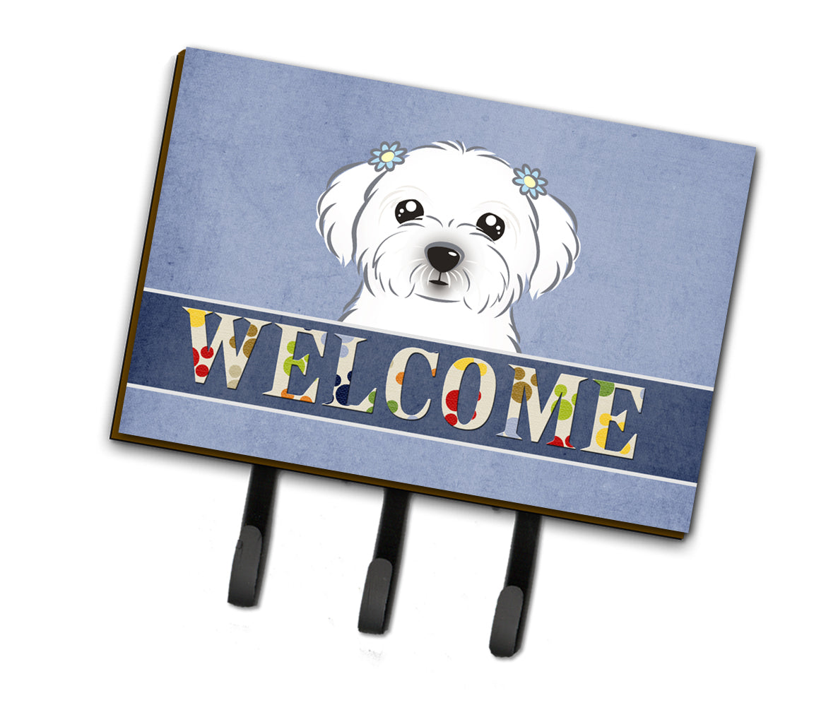 Maltese Welcome Leash or Key Holder BB1394TH68  the-store.com.