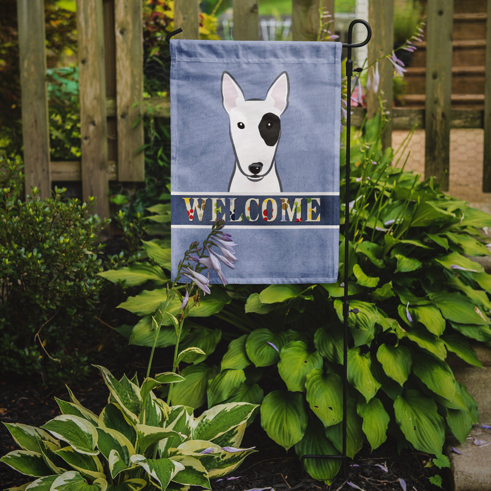 Bull Terrier Welcome Flag Garden Size BB1395GF.