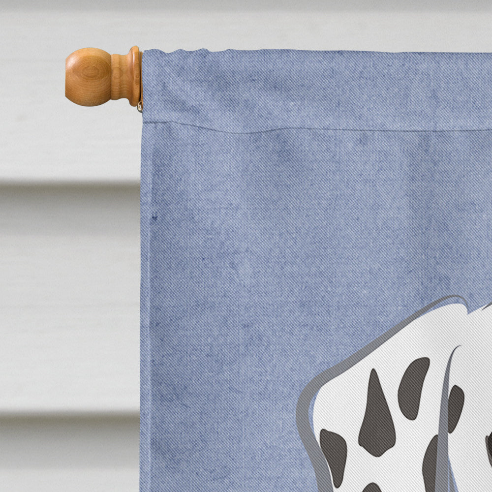 Dalmatian Welcome Flag Canvas House Size BB1396CHF