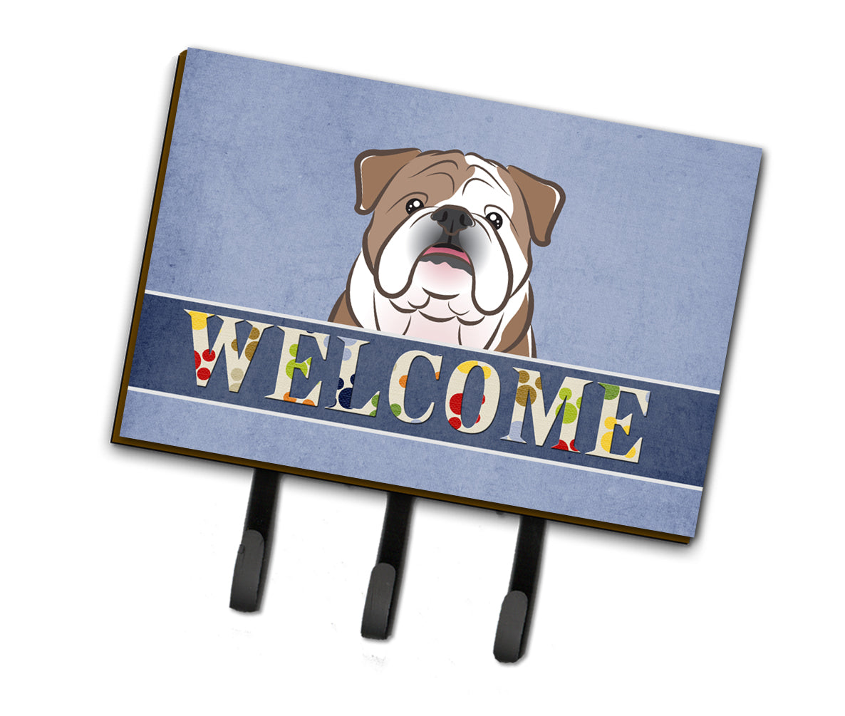 English Bulldog  Welcome Leash or Key Holder BB1405TH68