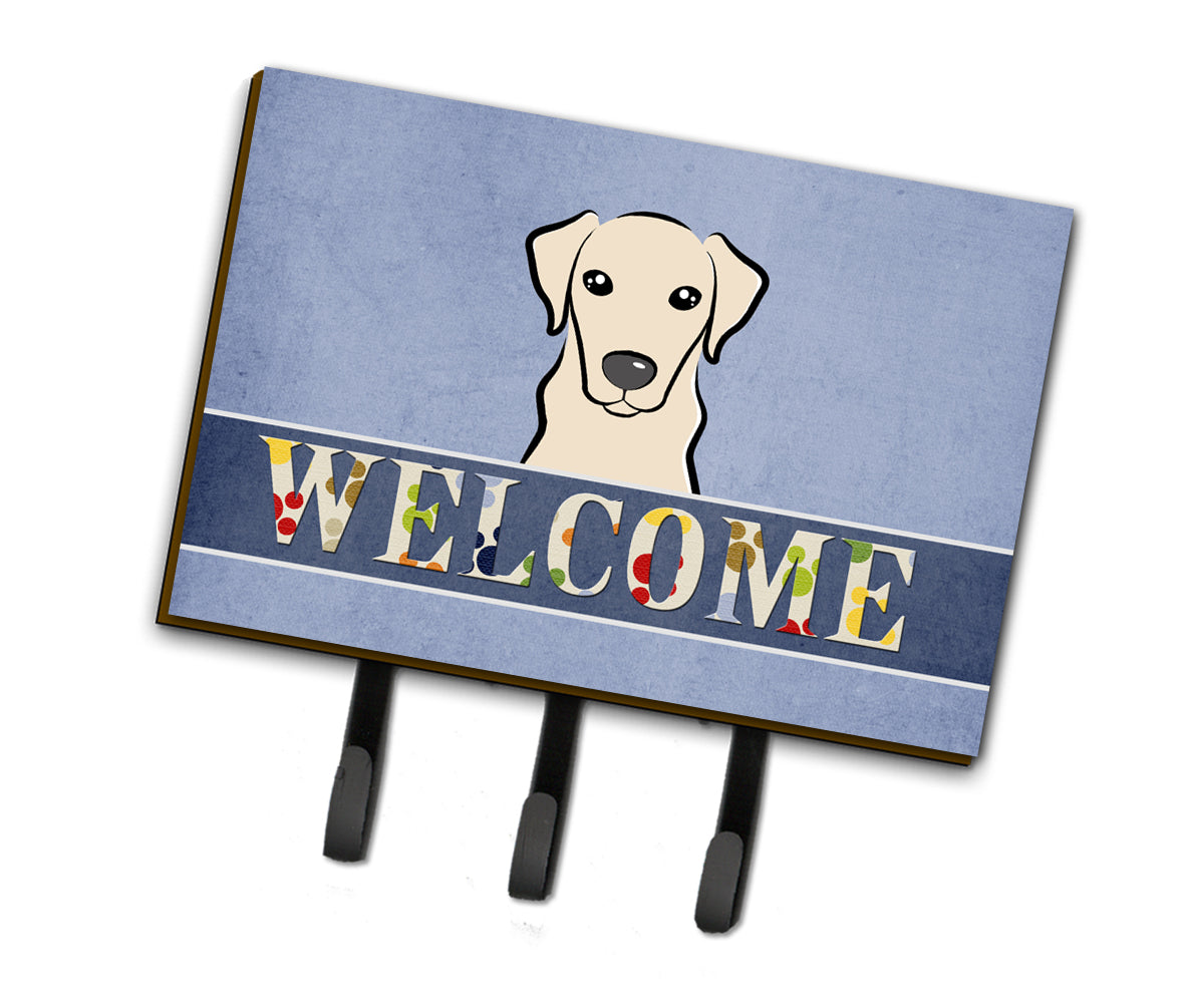 Yellow Labrador Welcome Leash or Key Holder BB1408TH68  the-store.com.