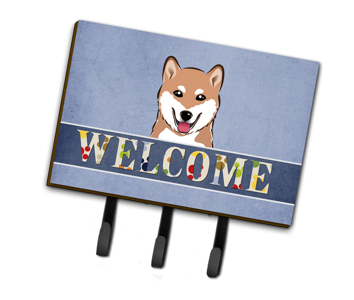 Shiba Inu Welcome Leash or Key Holder BB1411TH68