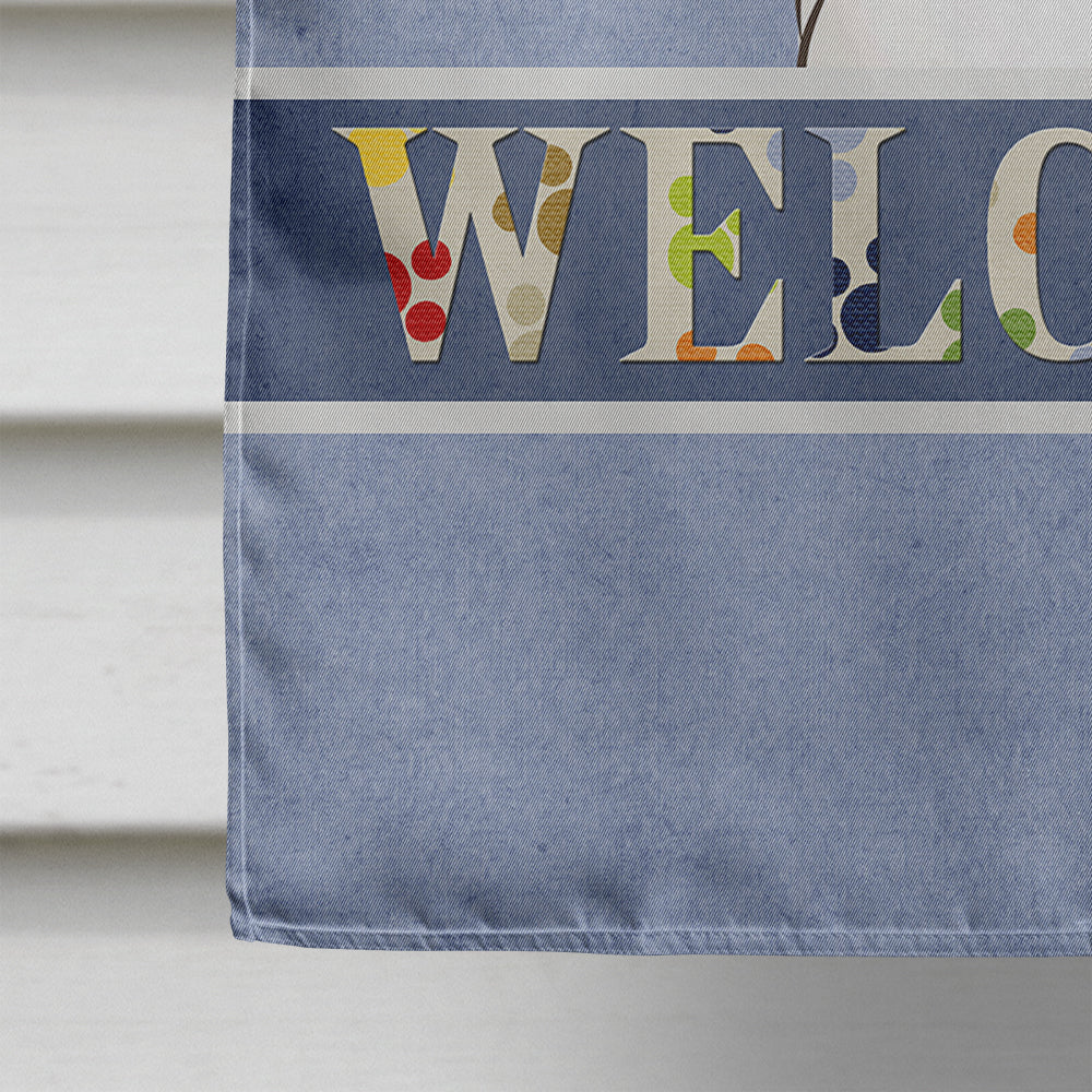 Westie Welcome Flag Canvas House Size BB1412CHF