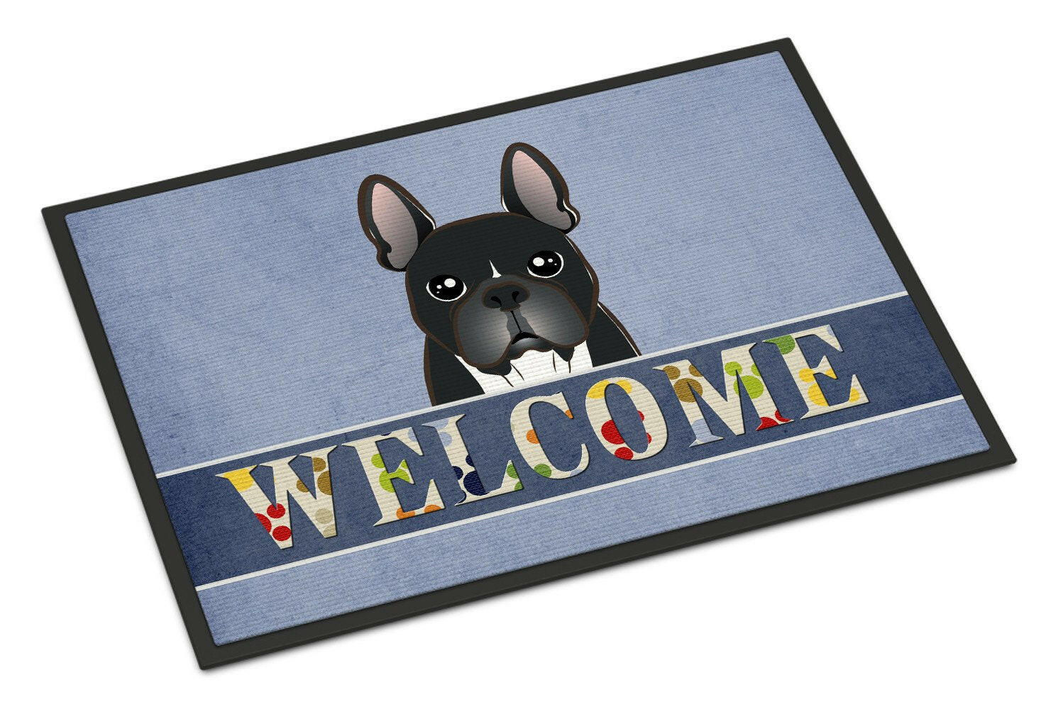 French Bulldog Welcome Indoor or Outdoor Mat 24x36 BB1413JMAT - the-store.com