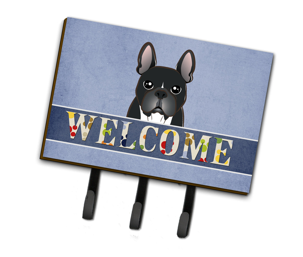 French Bulldog Welcome Leash or Key Holder BB1413TH68  the-store.com.