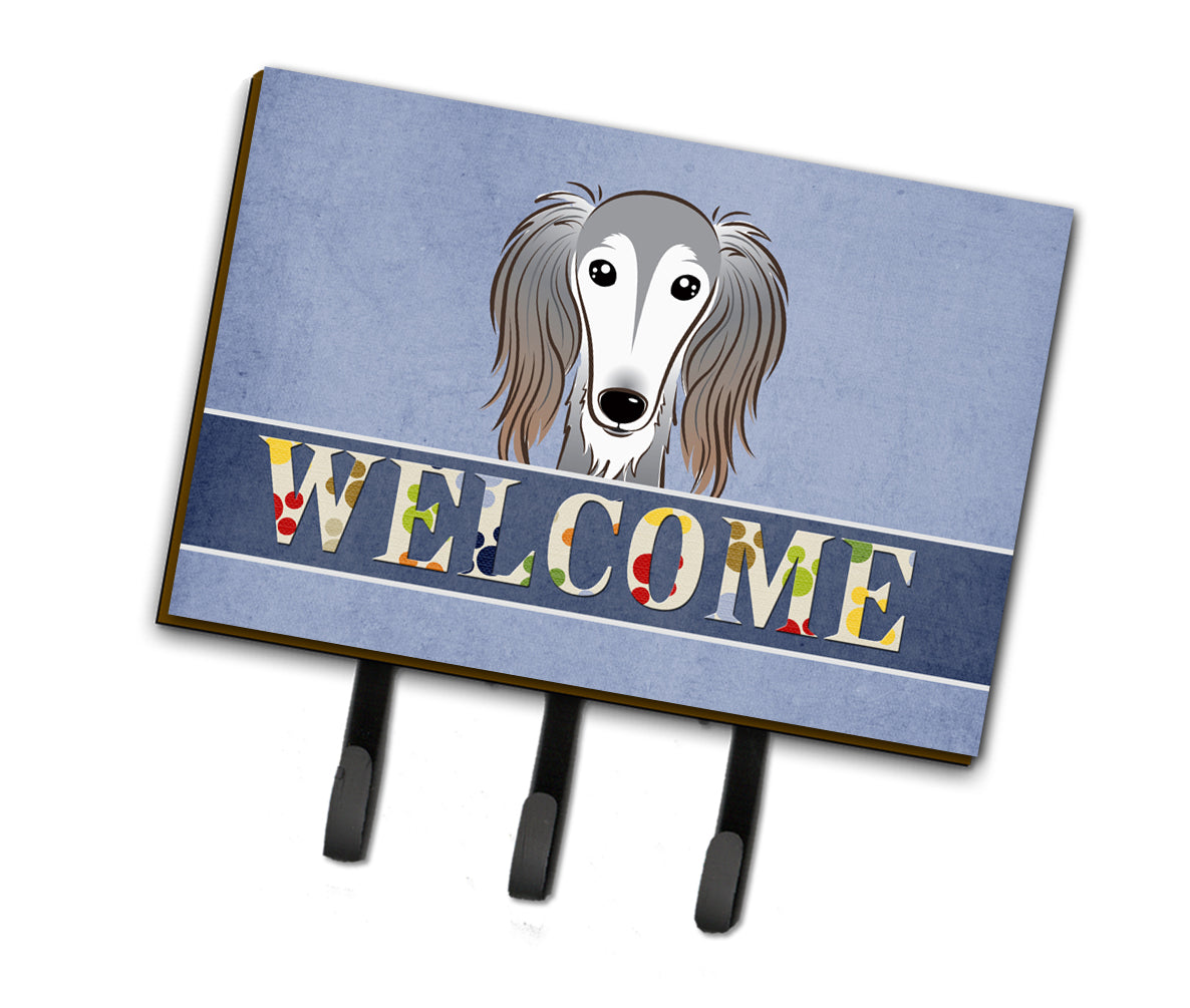 Saluki Welcome Leash or Key Holder BB1415TH68  the-store.com.