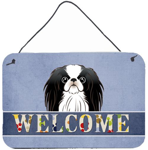 Japanese Chin Welcome Wall or Door Hanging Prints BB1416DS812 by Caroline&#39;s Treasures
