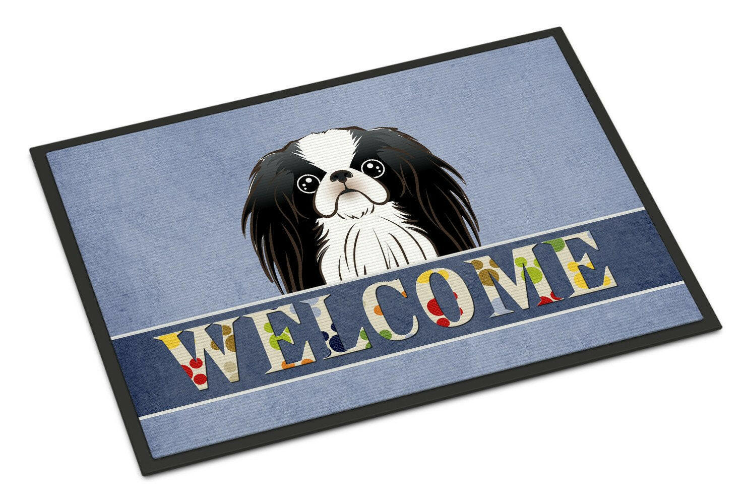 Japanese Chin Welcome Indoor or Outdoor Mat 18x27 BB1416MAT - the-store.com