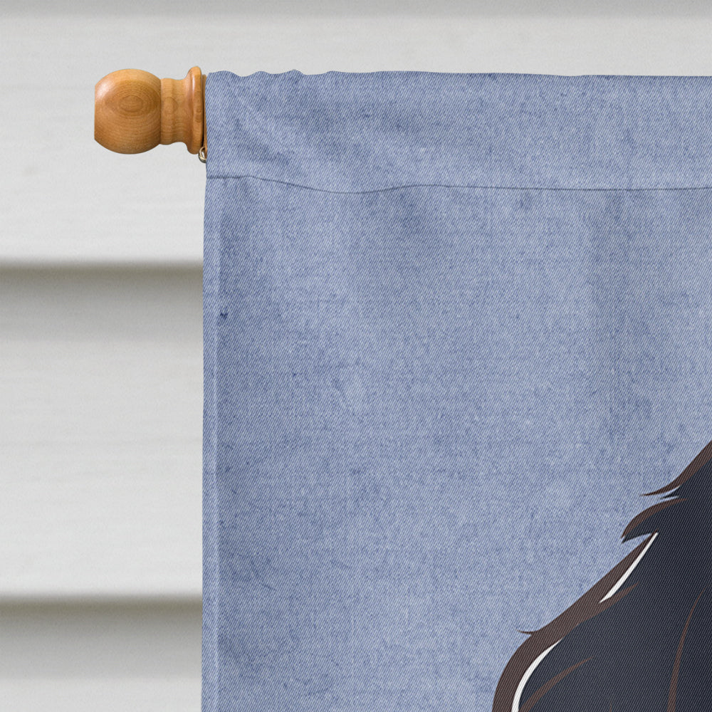 Bernese Mountain Dog Welcome Flag Canvas House Size BB1423CHF  the-store.com.