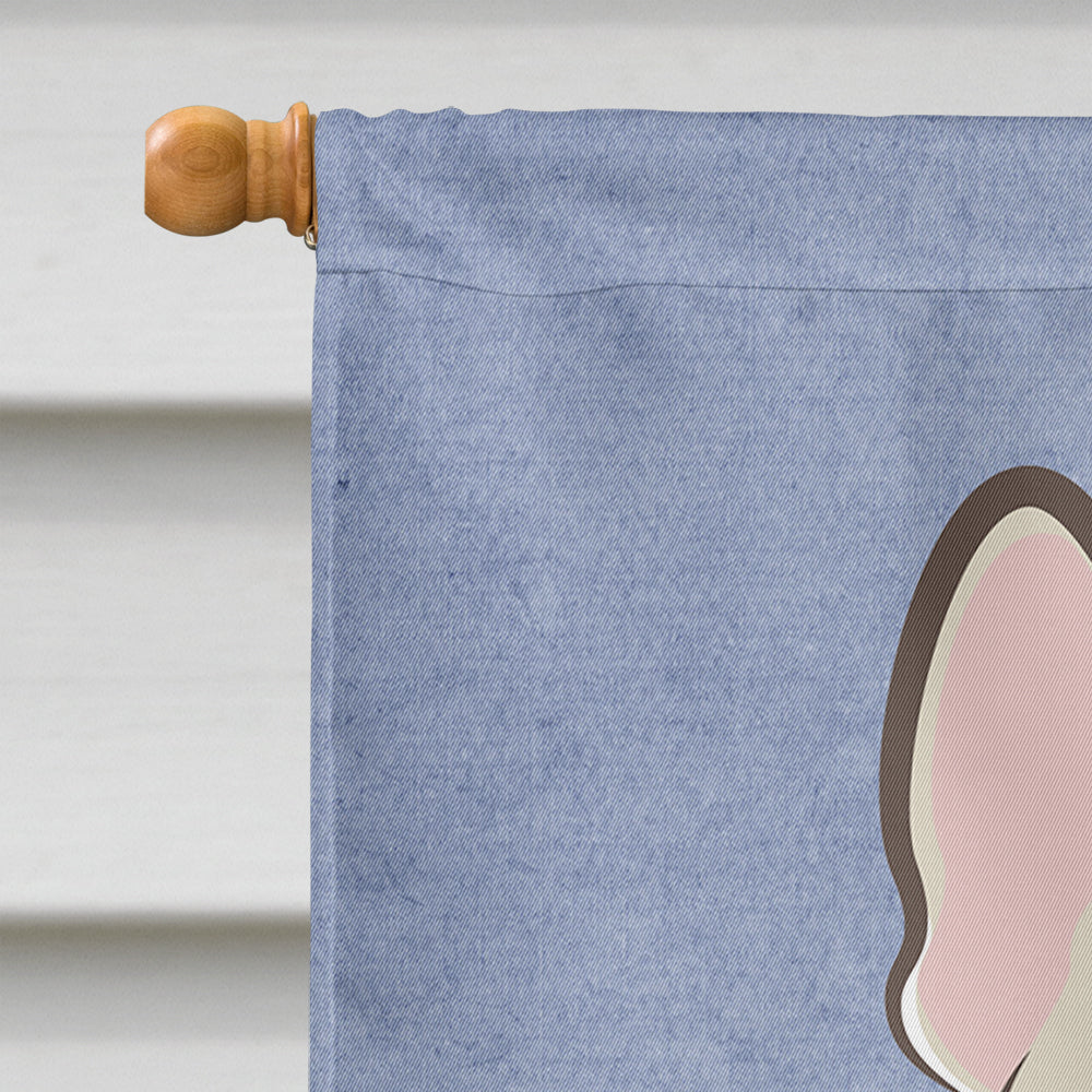 French Bulldog Welcome Flag Canvas House Size BB1424CHF