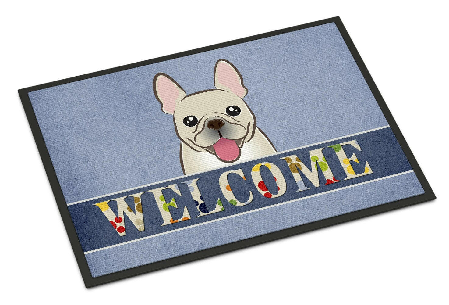 French Bulldog Welcome Indoor or Outdoor Mat 24x36 BB1424JMAT - the-store.com