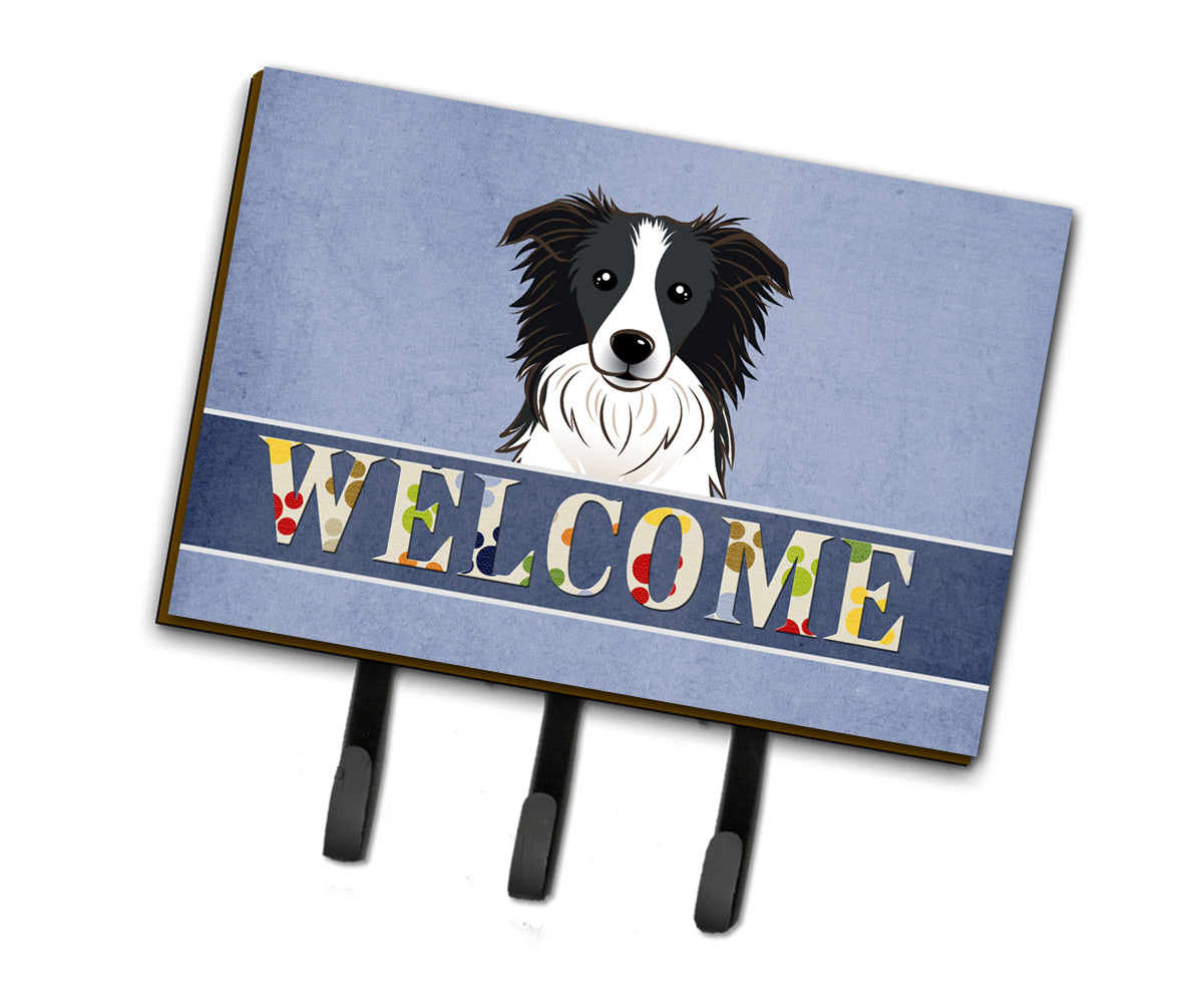 Border Collie Welcome Leash or Key Holder BB1427TH68