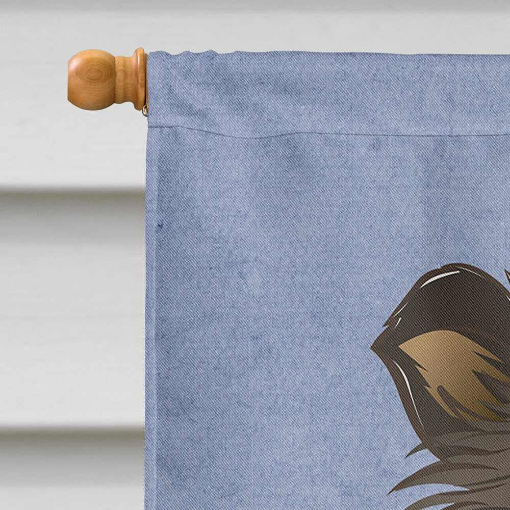 Sheltie Welcome Flag Canvas House Size BB1428CHF  the-store.com.