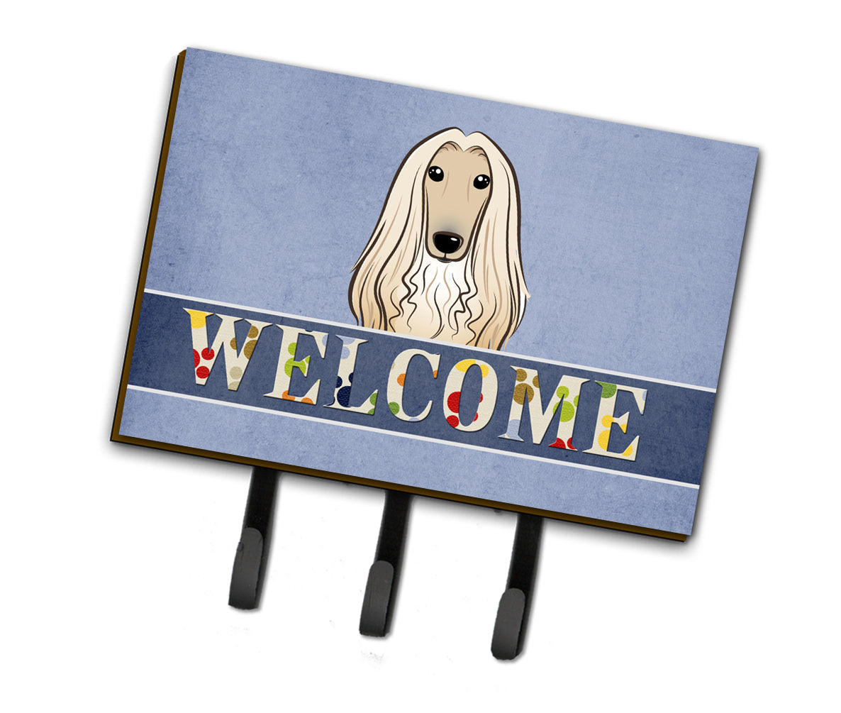 Afghan Hound Welcome Leash or Key Holder BB1430TH68  the-store.com.