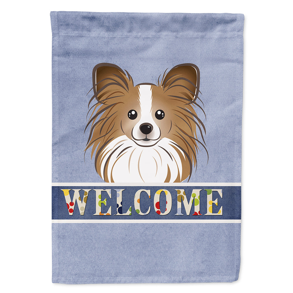 Papillon Welcome Flag Canvas House Size BB1434CHF  the-store.com.
