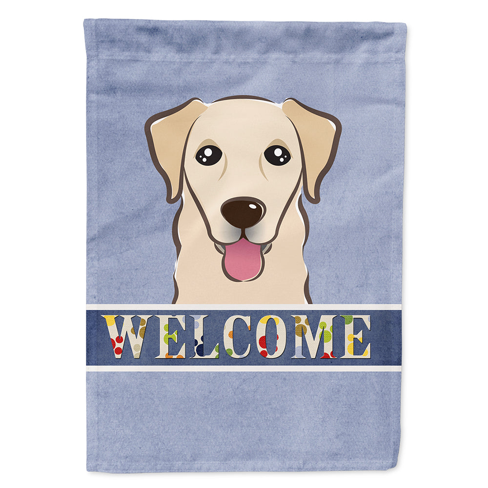 Golden Retriever Welcome Flag Canvas House Size BB1438CHF