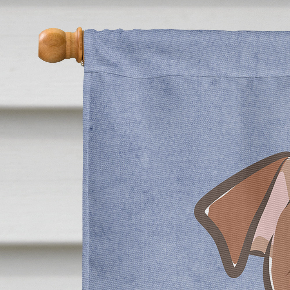 Jack Russell Terrier Welcome Flag Canvas House Size BB1446CHF  the-store.com.