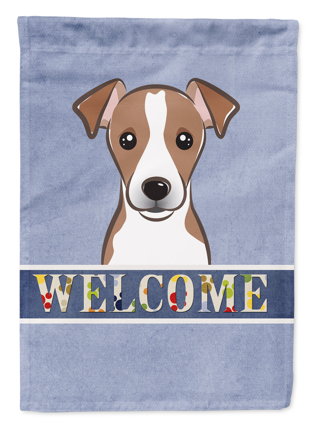 Jack Russell Terrier Welcome Flag Garden Size BB1446GF