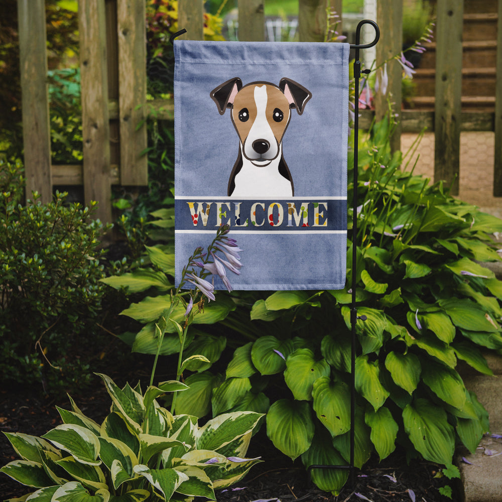 Jack Russell Terrier Welcome Flag Garden Size BB1447GF