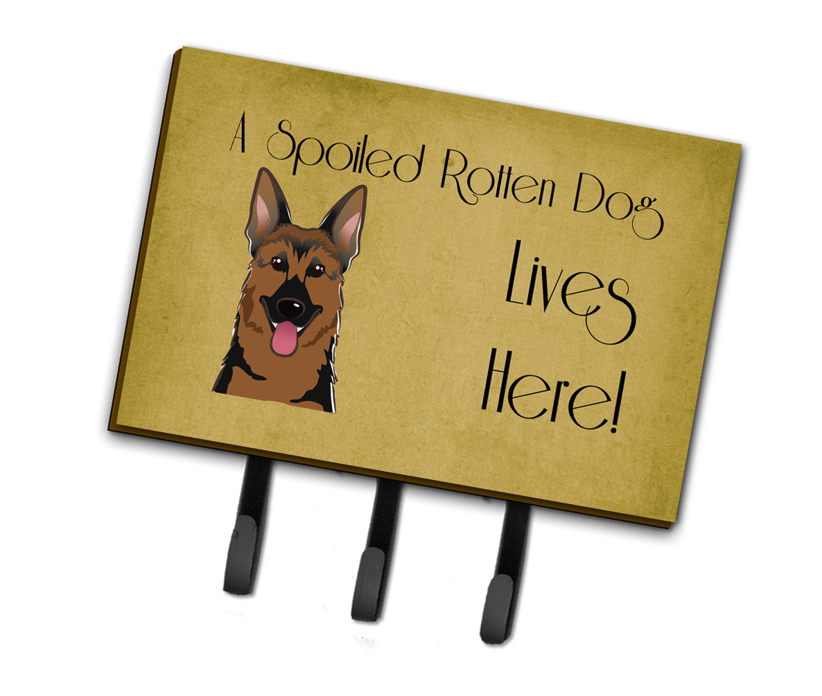 German Shepherd Spoiled Dog Lives Here Leash or Key Holder BB1459TH68  the-store.com.