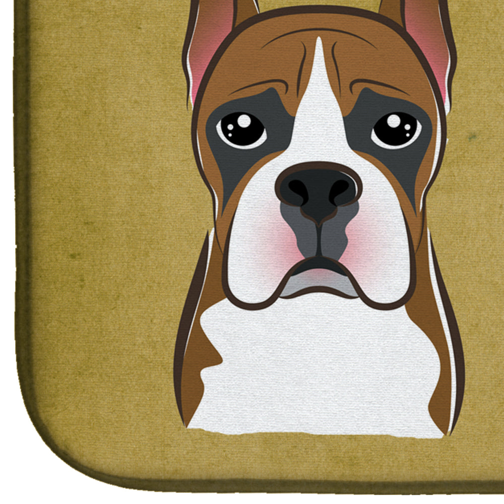 Boxer Spoiled Dog Lives Here Dish Drying Mat BB1471DDM  the-store.com.