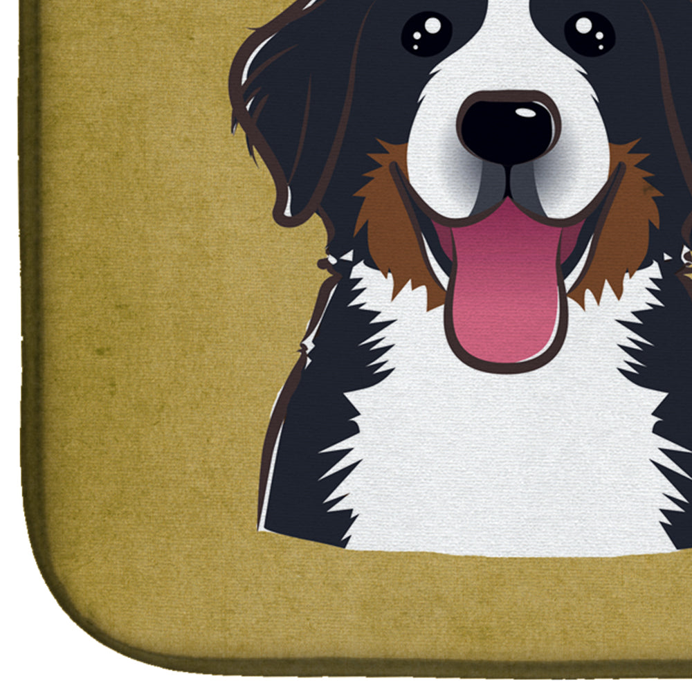 Bernese Mountain Dog Spoiled Dog Lives Here Dish Drying Mat BB1485DDM  the-store.com.
