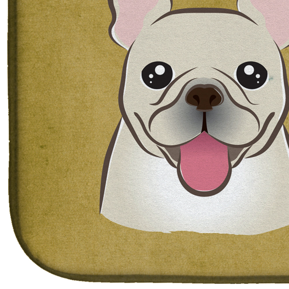 French Bulldog Spoiled Dog Lives Here Dish Drying Mat BB1486DDM  the-store.com.