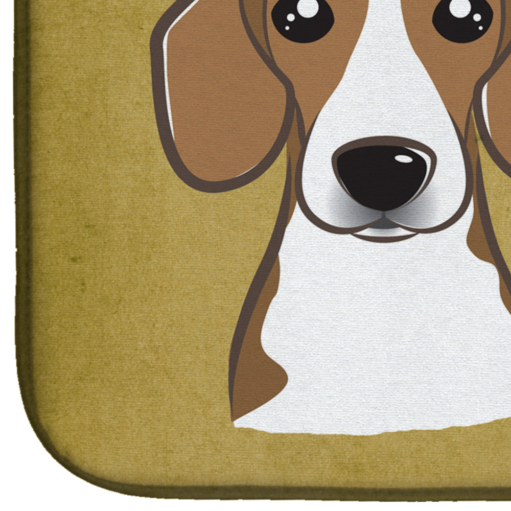 Beagle Spoiled Dog Lives Here Dish Drying Mat BB1487DDM