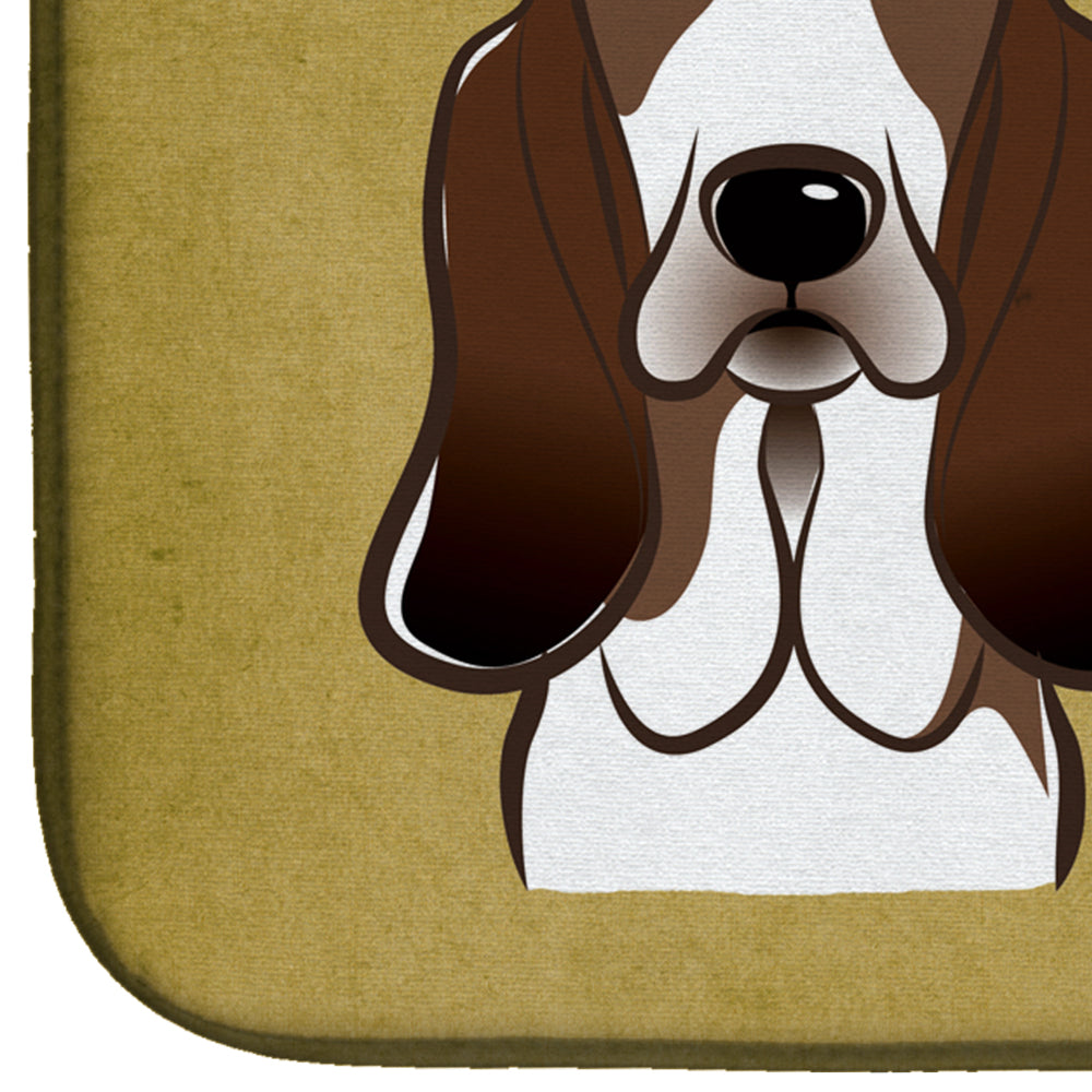 Basset Hound Spoiled Dog Lives Here Dish Drying Mat BB1491DDM  the-store.com.