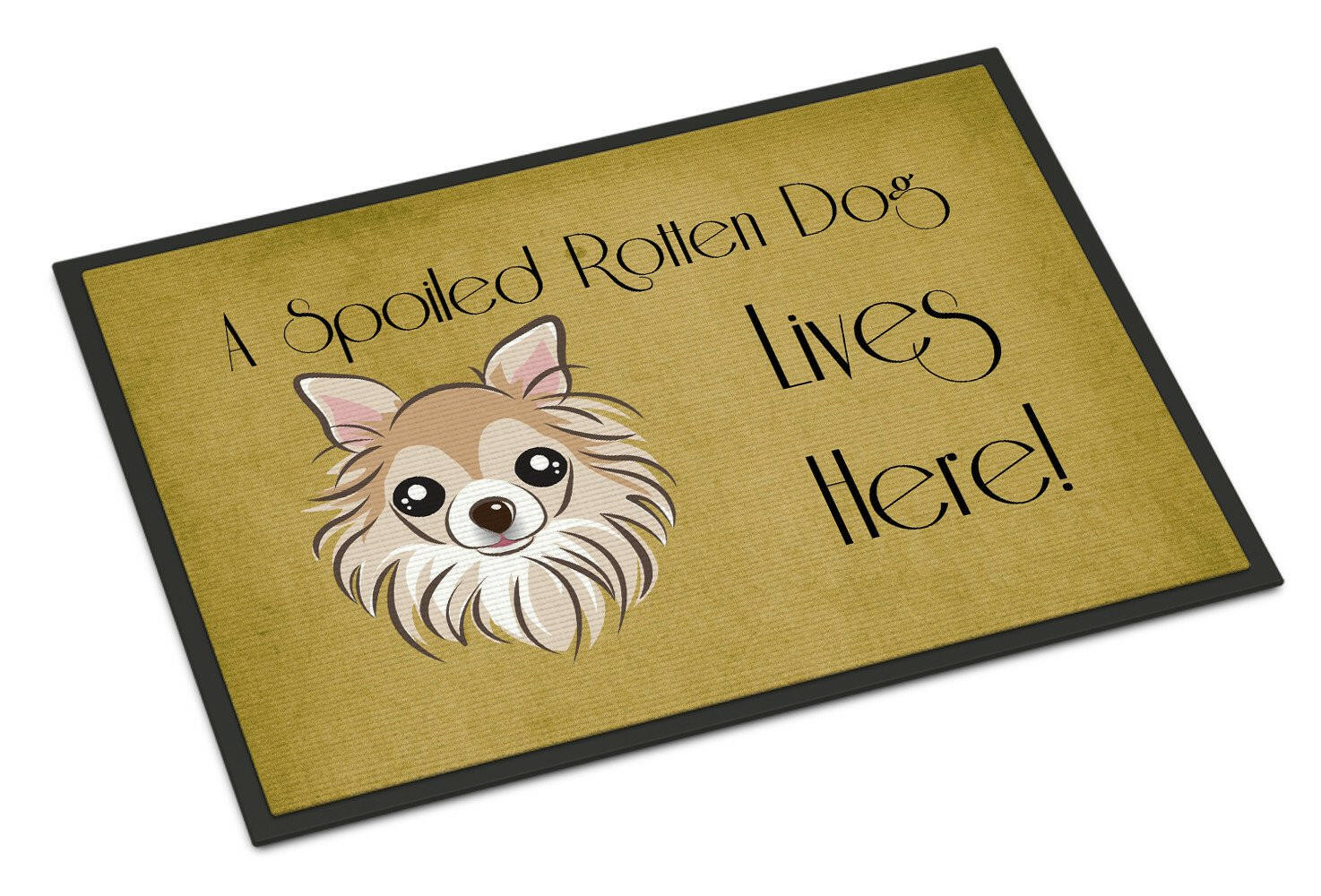 Chihuahua Spoiled Dog Lives Here Indoor or Outdoor Mat 24x36 BB1499JMAT - the-store.com