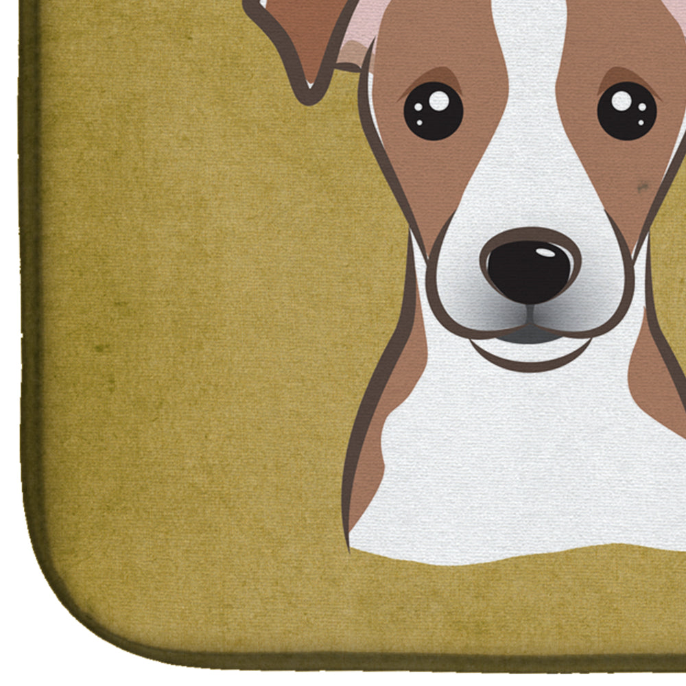 Jack Russell Terrier Spoiled Dog Lives Here Dish Drying Mat BB1508DDM  the-store.com.