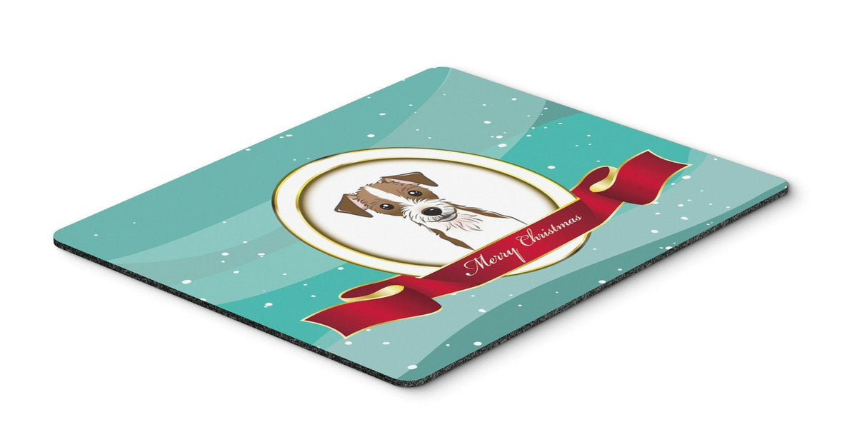 Jack Russell Terrier Merry Christmas Mouse Pad, Hot Pad or Trivet BB1512MP by Caroline&#39;s Treasures