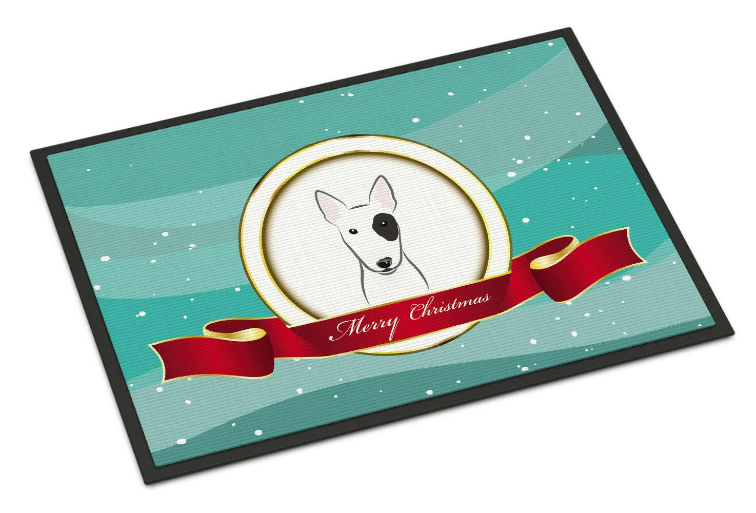 Bull Terrier Merry Christmas Indoor or Outdoor Mat 24x36 BB1519JMAT - the-store.com