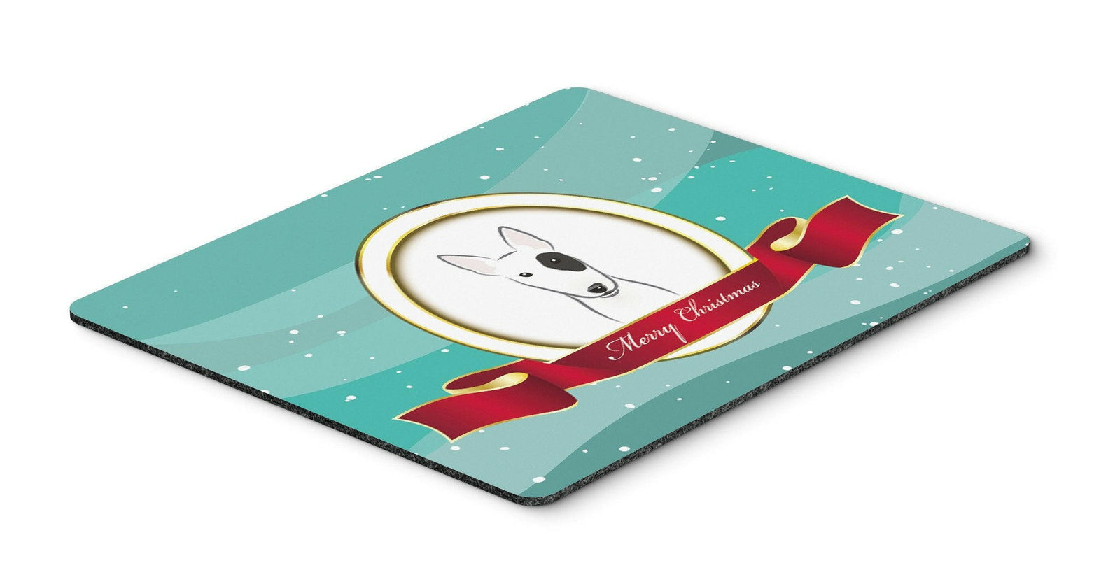 Bull Terrier Merry Christmas Mouse Pad, Hot Pad or Trivet BB1519MP by Caroline's Treasures