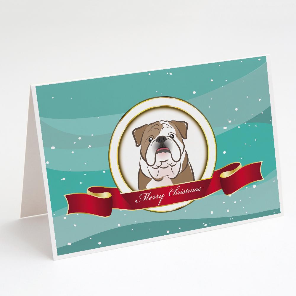Buy this English Bulldog  Merry Christmas Greeting Cards and Envelopes Pack of 8