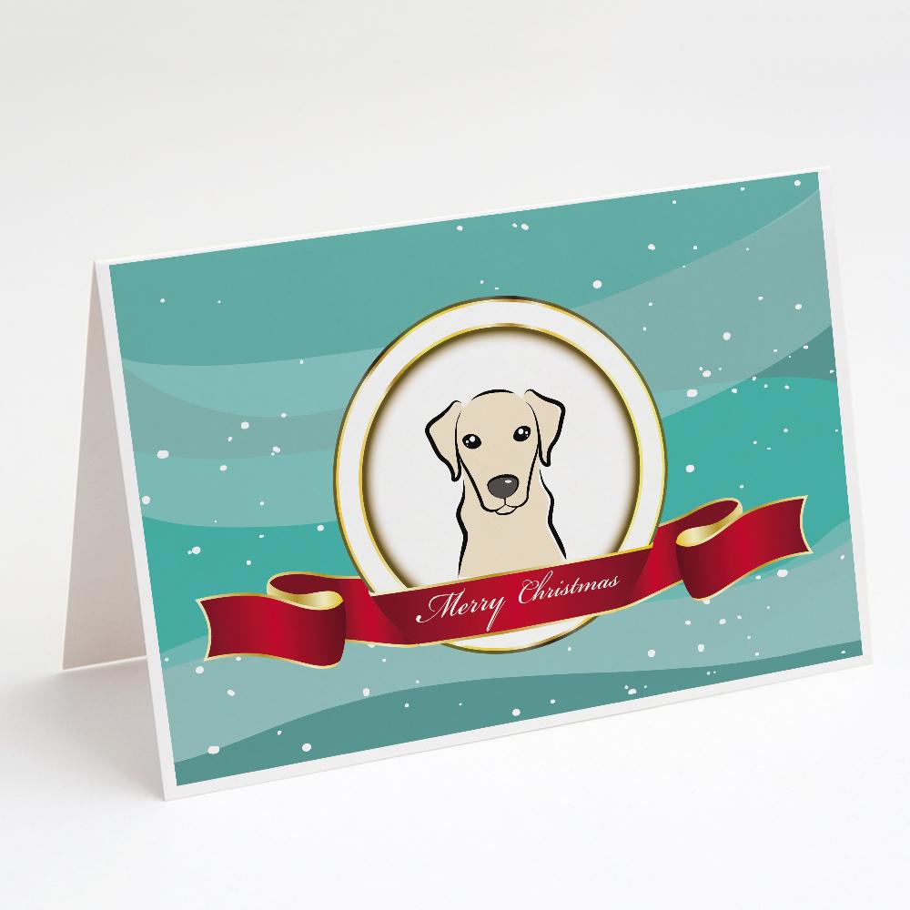 Buy this Yellow Labrador Merry Christmas Greeting Cards and Envelopes Pack of 8
