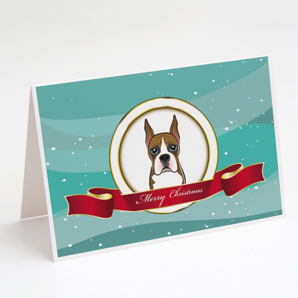 Buy this Boxer Merry Christmas Greeting Cards and Envelopes Pack of 8