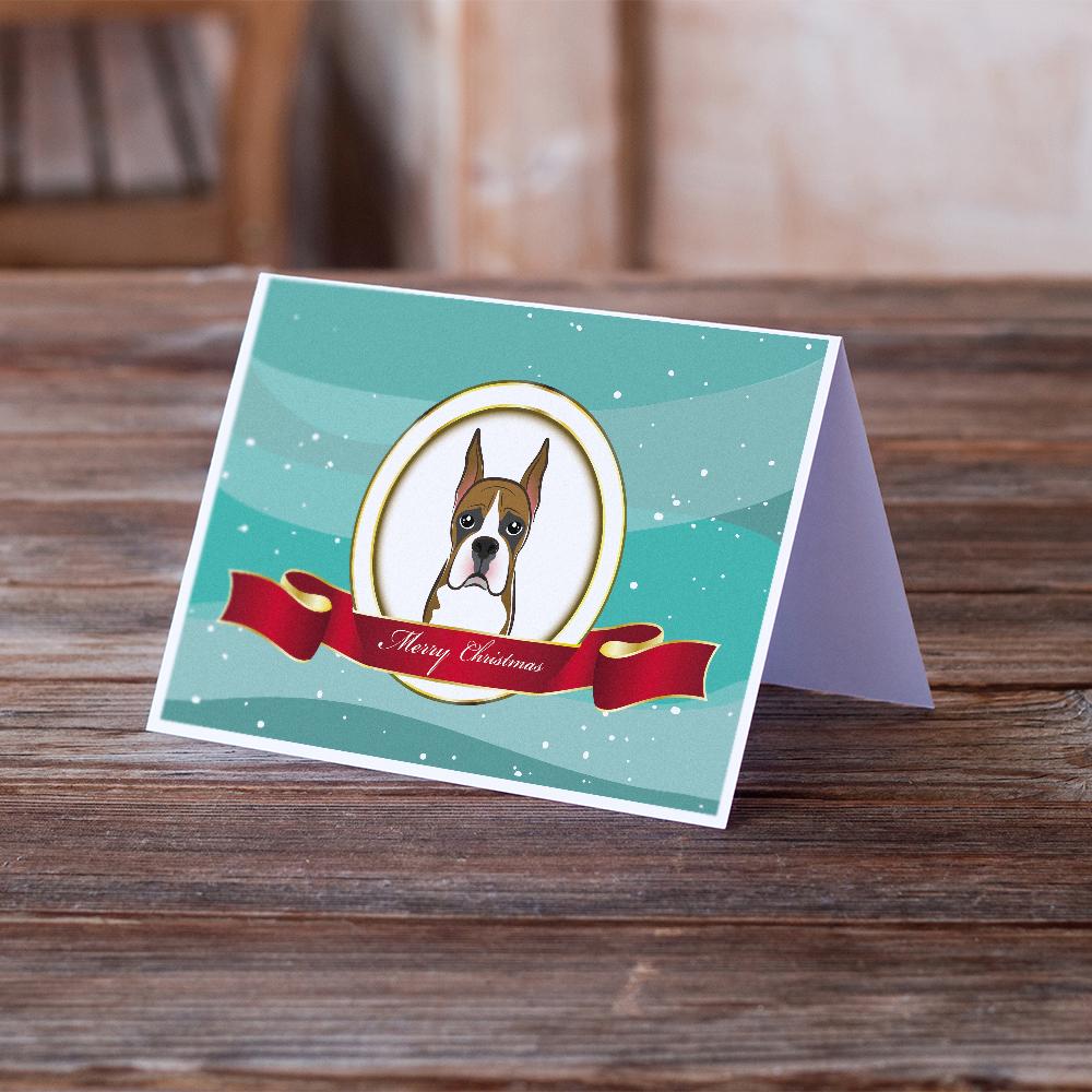 Buy this Boxer Merry Christmas Greeting Cards and Envelopes Pack of 8