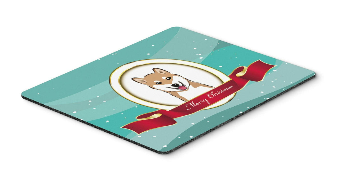 Shiba Inu Merry Christmas Mouse Pad, Hot Pad or Trivet BB1535MP by Caroline&#39;s Treasures