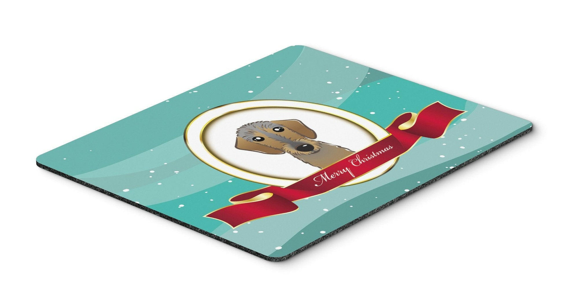 Wirehaired Dachshund Merry Christmas Mouse Pad, Hot Pad or Trivet BB1543MP by Caroline's Treasures