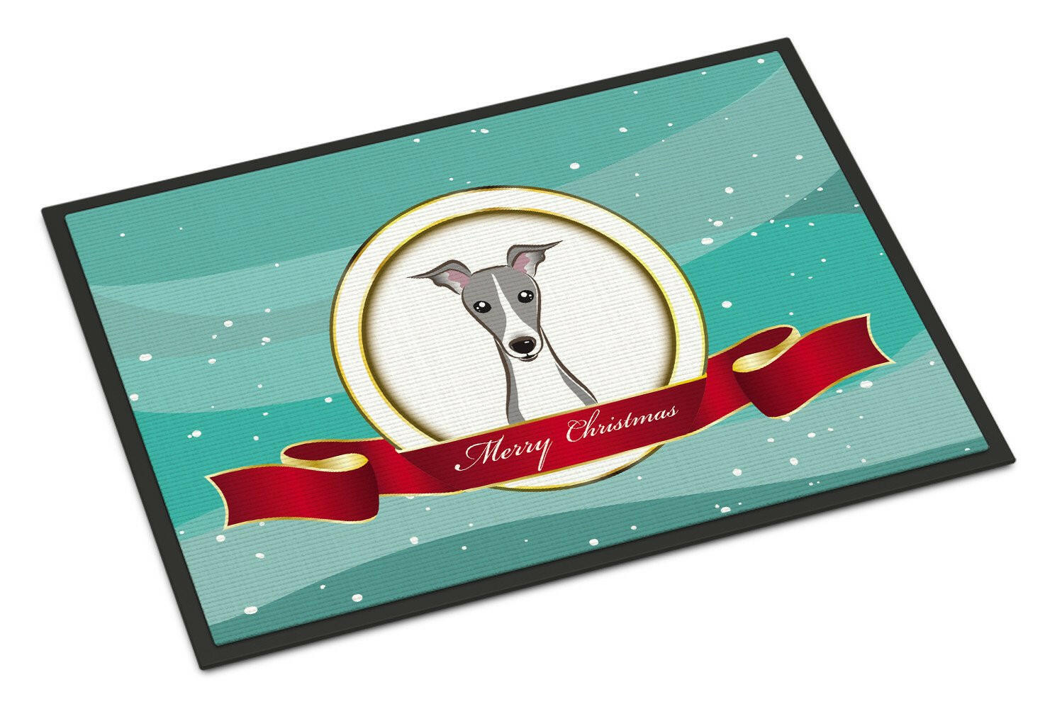 Italian Greyhound Merry Christmas Indoor or Outdoor Mat 24x36 BB1546JMAT - the-store.com