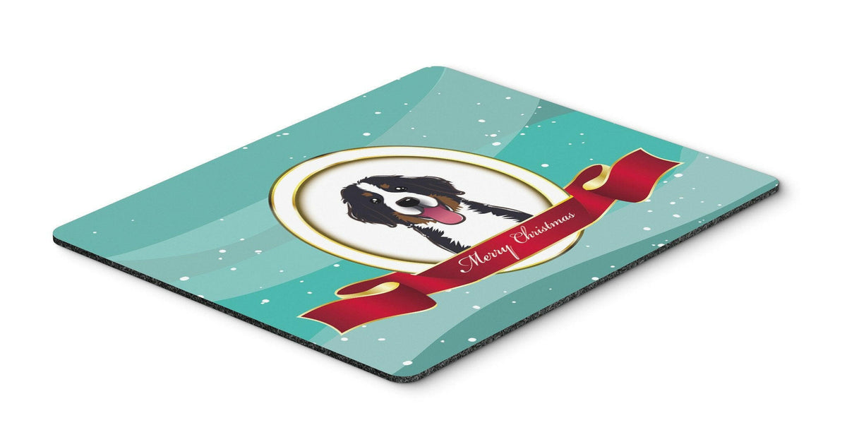 Bernese Mountain Dog Merry Christmas Mouse Pad, Hot Pad or Trivet BB1547MP by Caroline&#39;s Treasures