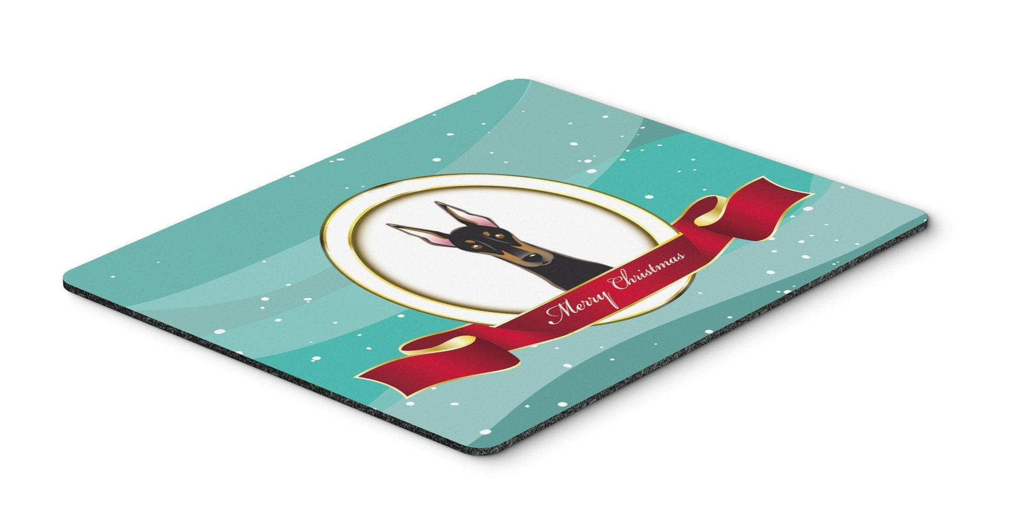 Doberman Merry Christmas Mouse Pad, Hot Pad or Trivet BB1555MP by Caroline's Treasures