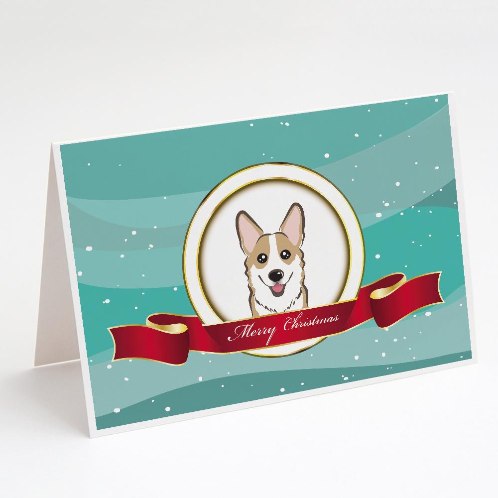 Buy this Sable Corgi Merry Christmas Greeting Cards and Envelopes Pack of 8