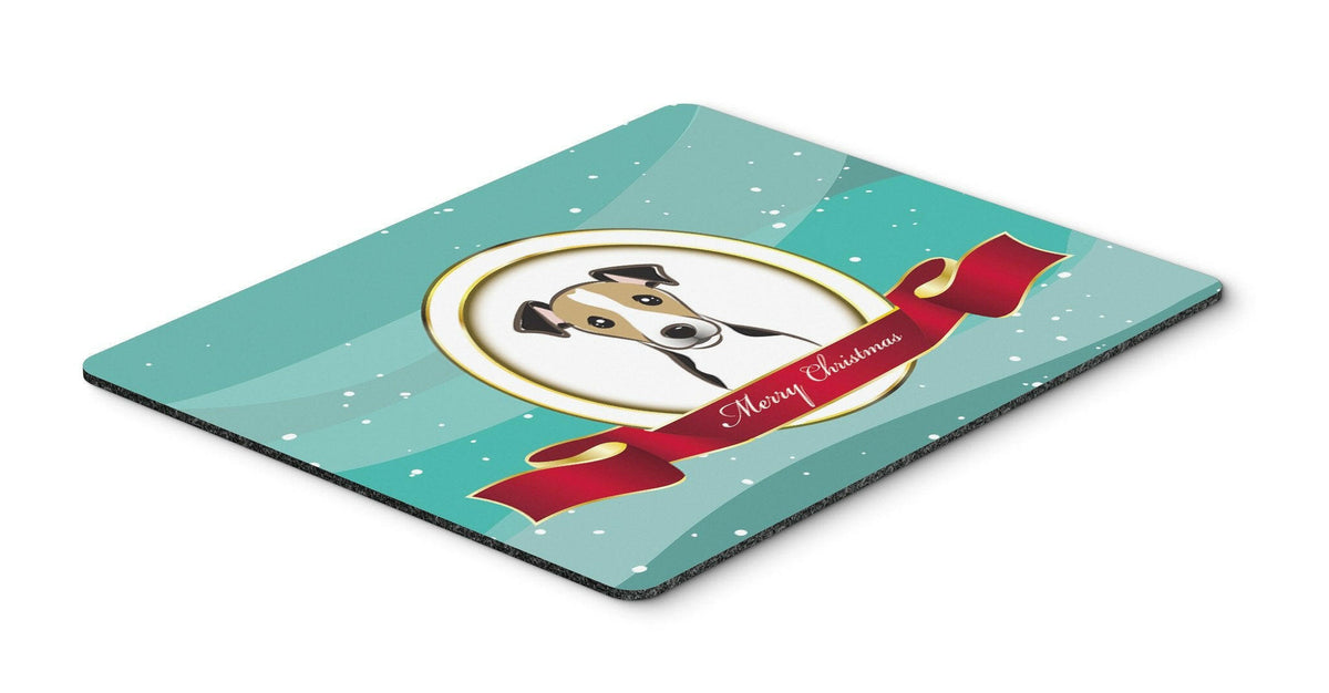 Jack Russell Terrier Merry Christmas Mouse Pad, Hot Pad or Trivet BB1571MP by Caroline&#39;s Treasures