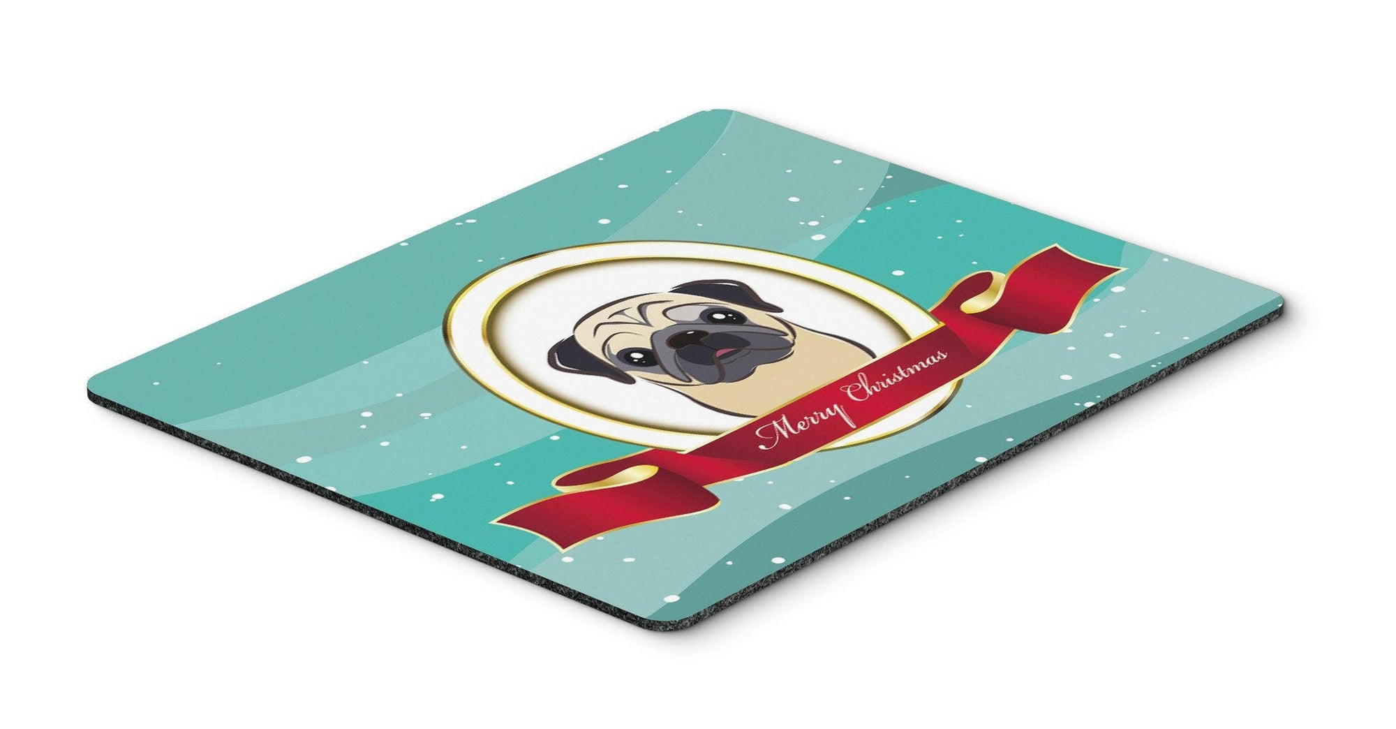 Fawn Pug Merry Christmas Mouse Pad, Hot Pad or Trivet BB1572MP by Caroline's Treasures
