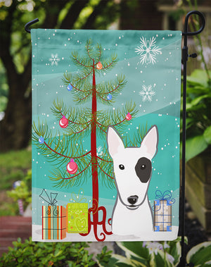 Christmas Tree and Bull Terrier Flag Garden Size BB1581GF